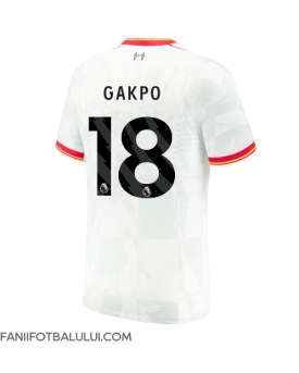 Liverpool Cody Gakpo #18 Tricou Fotbal Replică 2024-25 Barbati Treilea